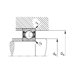 S 6309-2RSR, (j) DIN 625-1 ˜ʵҪߴ, ɂȴܷ