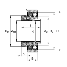 {(dio)S 2213-K-2RS-TVH-C3 + H313, (j) DIN 630  DIN 5415 (bio)(zhn)Ҫߴ, F׺;oףɂ(c)ܷ