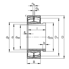 {(dio)ĝLS 23134-E1A-K-M + AH3134A, (j) DIN 635-2 (bio)(zhn)Ҫߴ, F׺ж